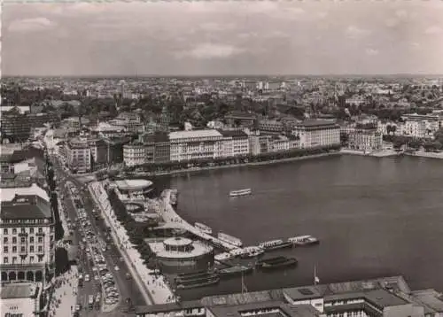 Hamburg - Jungfernstieg - ca. 1960