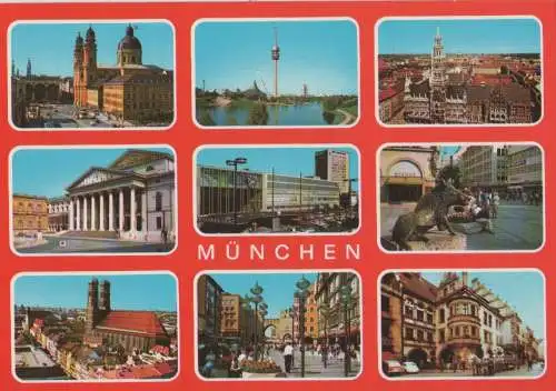 München - mit 9 Bildern - ca. 1980