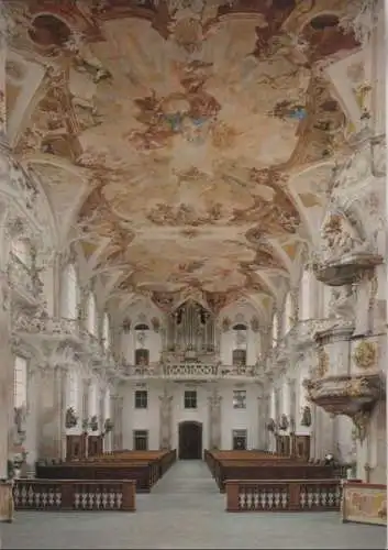 Uhldingen-Mühlhofen, Birnau - Blick zur Orgel