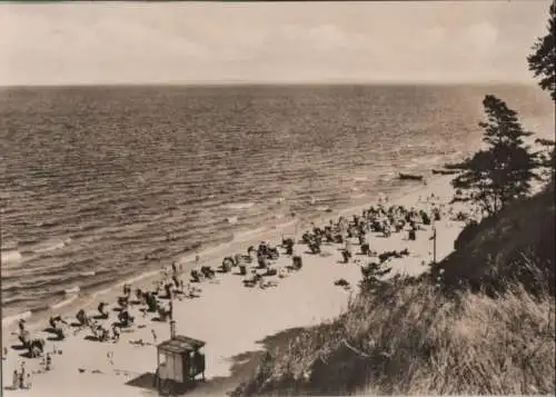 Ückeritz - Blick auf den Strand - 1970