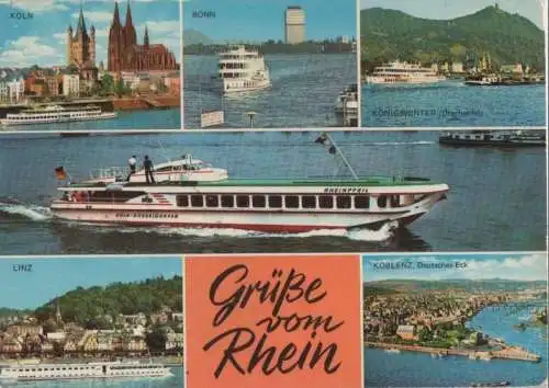 Rhein - u.a. Köln - 1975