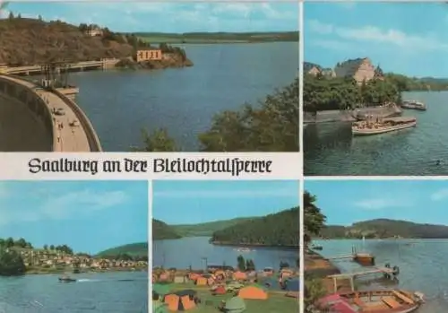 Saalburg-Ebersdorf - an der Bleilochtalsperre - 1976