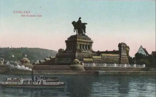 Coblenz - Koblenz - Das Deutsche Eck - ca. 1920