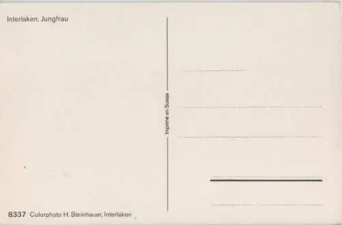 Schweiz - Interlaken - Schweiz - Jungfrau