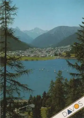 Schweiz - Schweiz - Davos - Blick vom Höhwald - ca. 1985