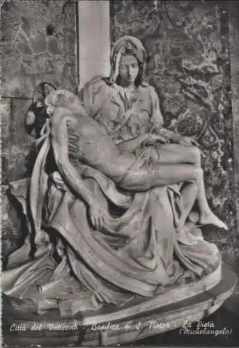 Vatikan - Vatikan - Vatikanstadt - Basilica di S. Pietro, La Pieta - 1963