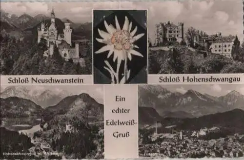 Schwangau Neuschwanstein - und Hohenschwangau - ca. 1960