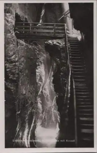 Österreich - Österreich - Liechtensteinklamm - Hohe Brücke mit Kessel - ca. 1955