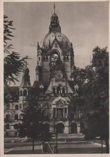 Hannover - Das neue Rathaus - ca. 1960