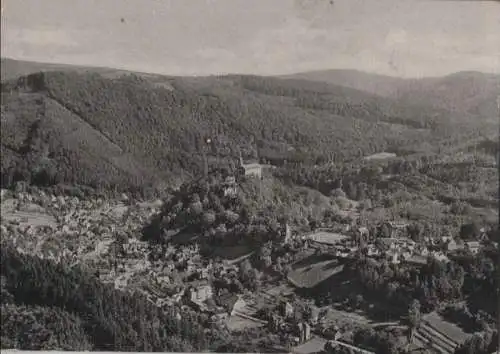 Schwarzburg - Blick vom Trippstein - ca. 1965