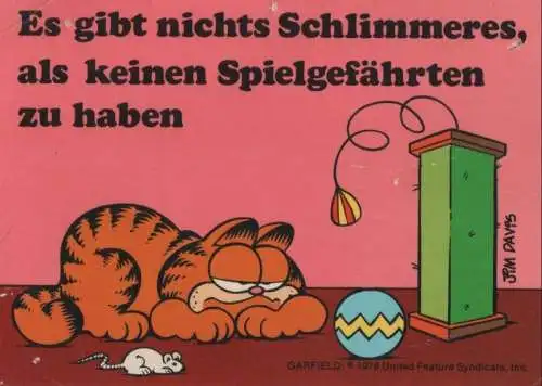 Kien Spielgefährte Garfield