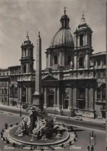 Italien - Italien - Rom - Roma - Fontana Piazza Navona - ca. 1965