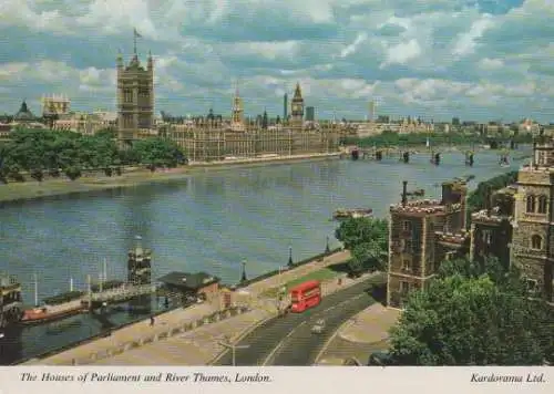 Großbritannien - Großbritannien - London - Houses of Parliament - ca. 1975