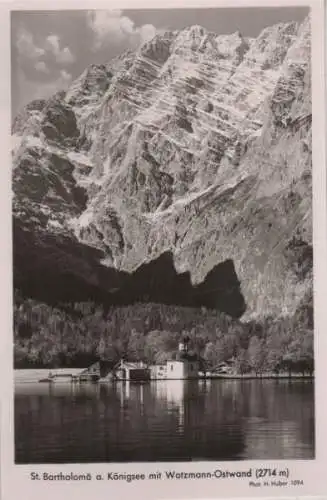 Königssee - mit St. Bartholomä - ca. 1960