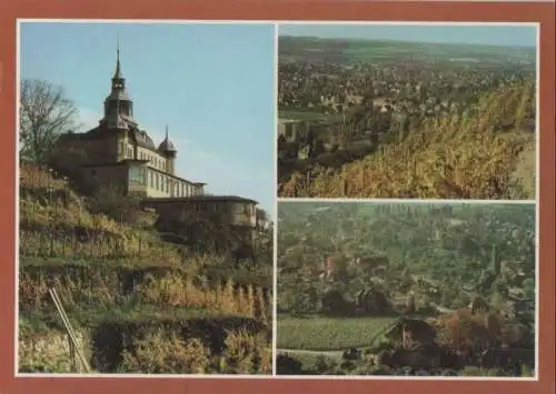 Radebeul - mit Blick aus den Weinbergen - 1989