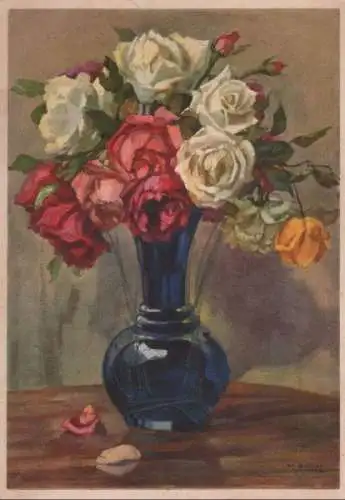 Geheimnis der Rose in Vase