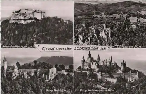 Schwäbische Alb - u.a. Schloß Lichtenstein - 1957