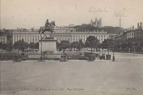 Frankreich - Lyon - Frankreich - Statue de Louis XIV