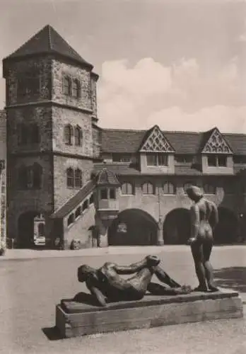 Halle Saale - Moritzburg, Burghof - 1973