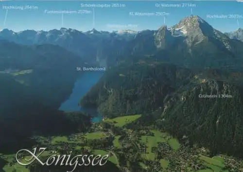 Königssee - Panoramablick - 1974