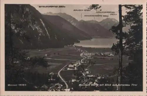 Österreich - Österreich - Maurach - mit Blick auf Achensee - ca. 1955