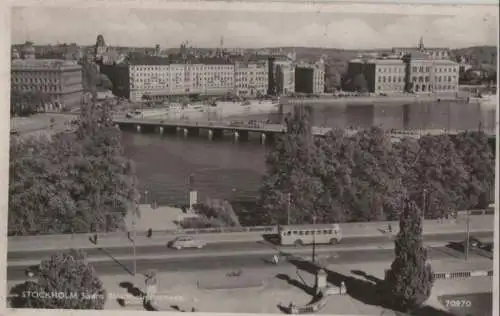 Schweden - Schweden - Stockholm - Södra Blasieholmsnamnen - 1954