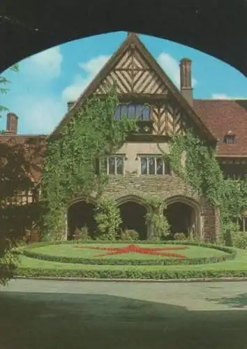 Potsdam - Cecilienhof, Innenhof - 1977