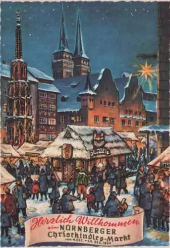 Nürnberg - Christkindles-Markt - 1964