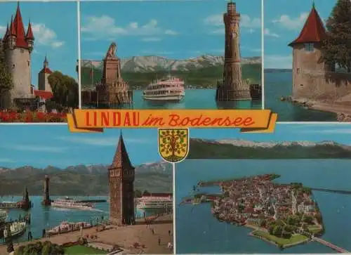 Lindau - 5 Teilbilder - ca. 1975