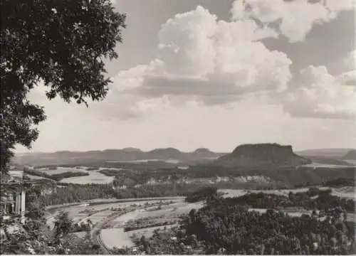 Rathen, Kurort - Blick von der Bastei