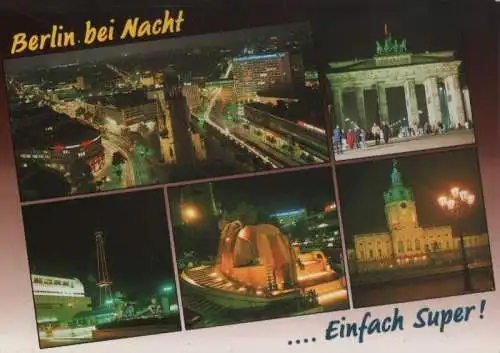 Berlin - bei Nacht - ca. 1965