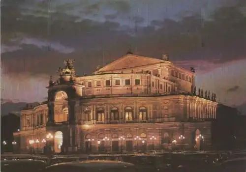 Dresden - Opernhaus von Gottfried und Manfred Semper - 1986