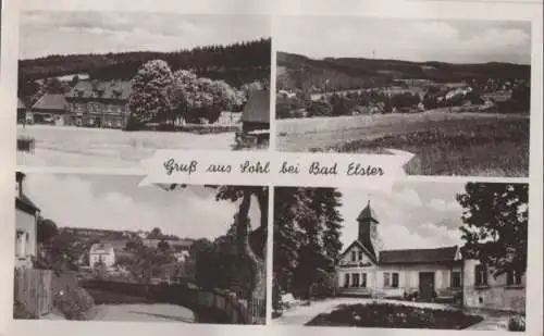 Bad Elster - 4 Teilbilder - ca. 1965