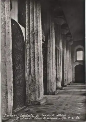 Italien - Italien - Syrakus - Syracusa - Cattedrale, gio Tempio di Athena - ca. 1965