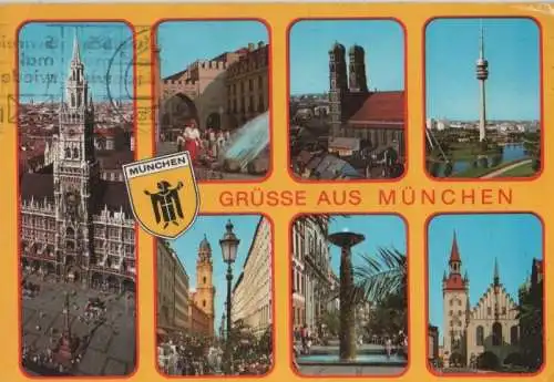 München - 7 Teilbilder - ca. 1975