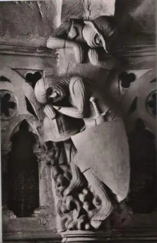 Konstanz - Basilika, Wächterfiguren - ca. 1950