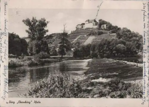 Bad Münster am Stein-Ebernburg - die Burg - 1956