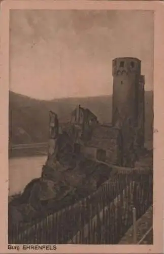 Rüdesheim, Ruine Ehrenfels - ca. 1935