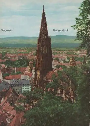 Freiburg - mit Blick zu den Vogesen - ca. 1970