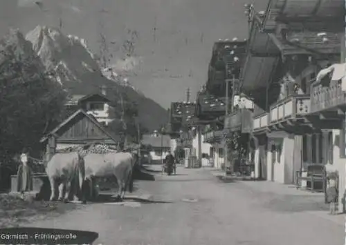 Garmisch-Partenkirchen - Garmisch - Frühlingstraße - 1959