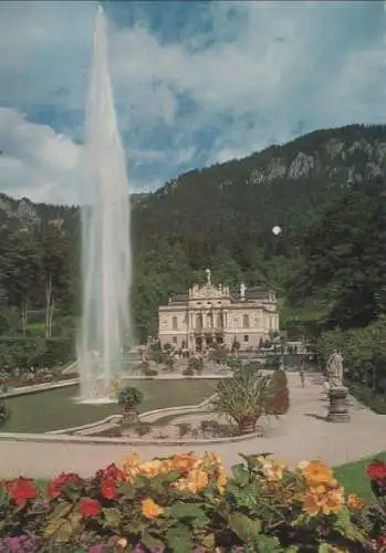 Ettal, Schloss Linderhof - mit Fontäne