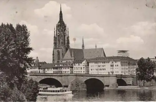 Frankfurt Main - Alte Brücke und Dom