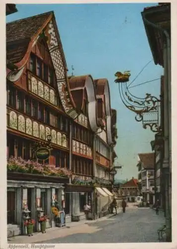 Schweiz - Schweiz - Appenzell - Hauptgasse - ca. 1975