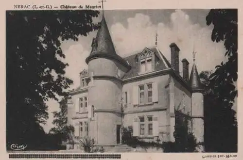 Frankreich - Frankreich - Nerac - Chateau de Mauriet - ca. 1940