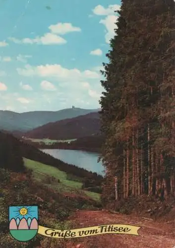 Titisee - Blick zum Feldberg - ca. 1975