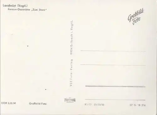 Markneukirchen-Landwüst - Gaststätte Zum Stern