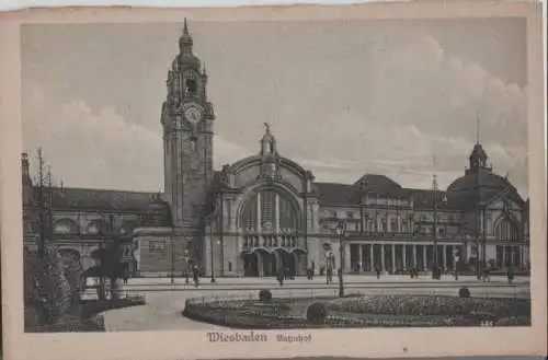 Wiesbaden - Bahnhof - ca. 1950