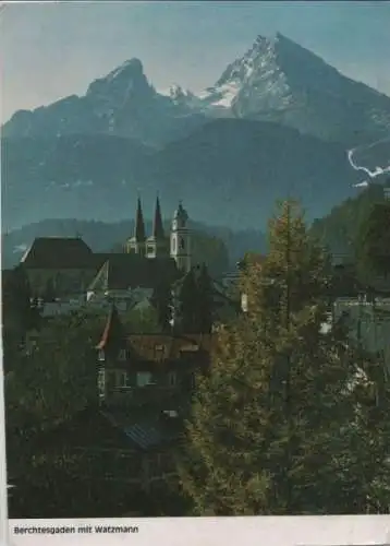 Berchtesgaden - mit Watzmann - 1987