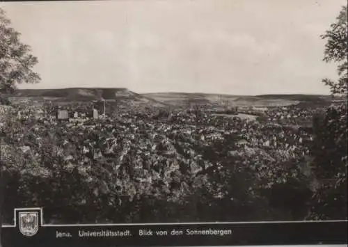 Jena - Blick von den Sonnenbergen - 1973