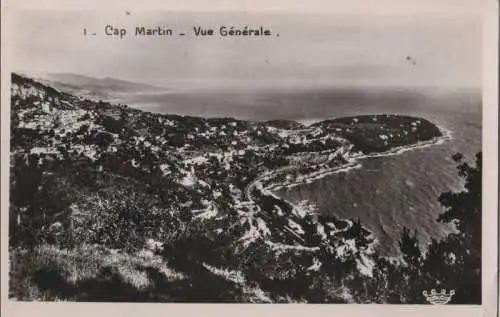 Frankreich - Frankreich - Cap-Martin - Vue generale - 1949